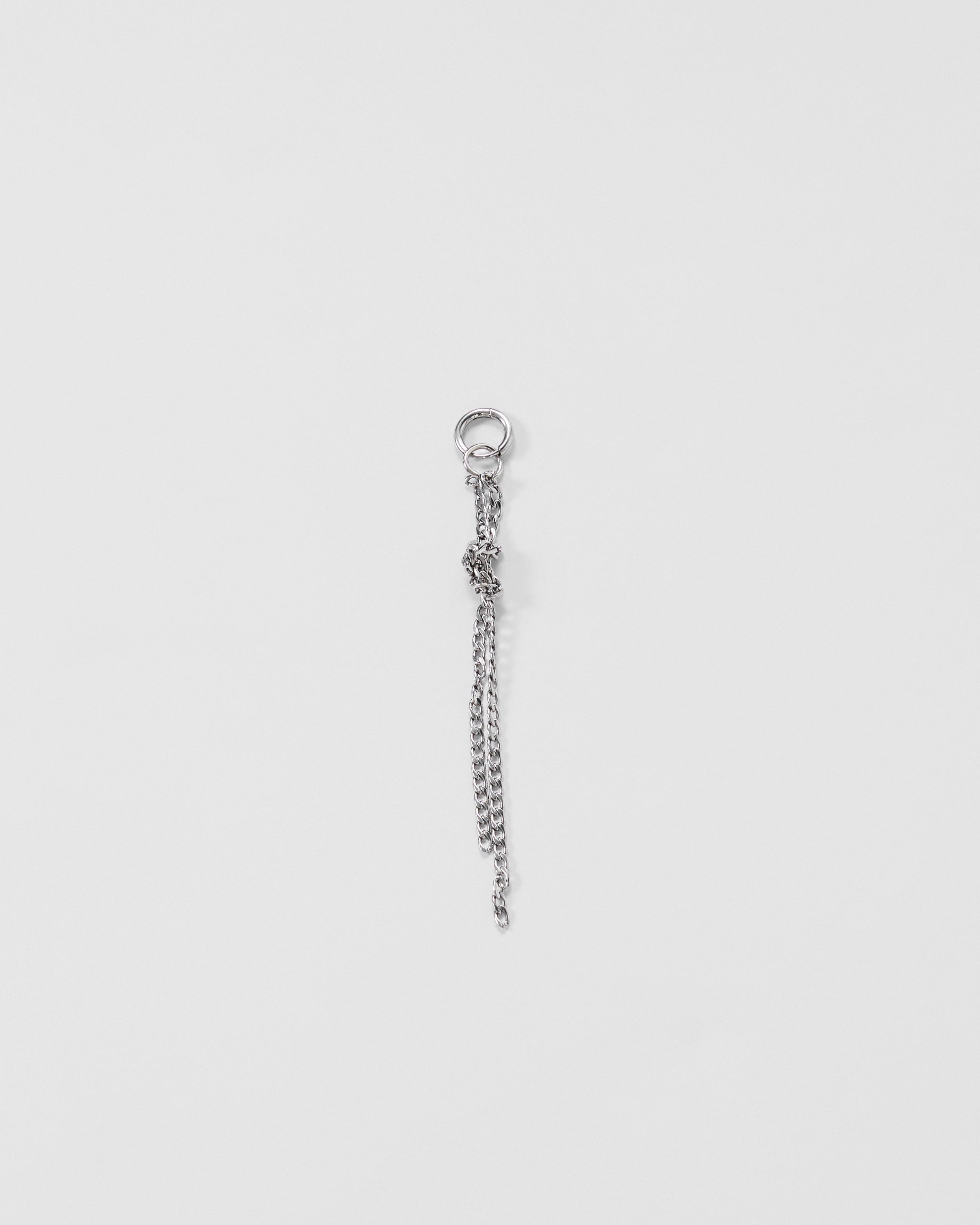 Knotted Chain Single Earring