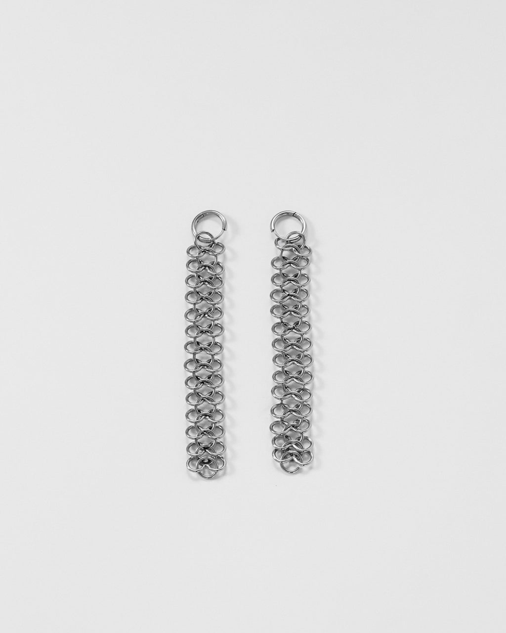 Long Chainmail Earrings