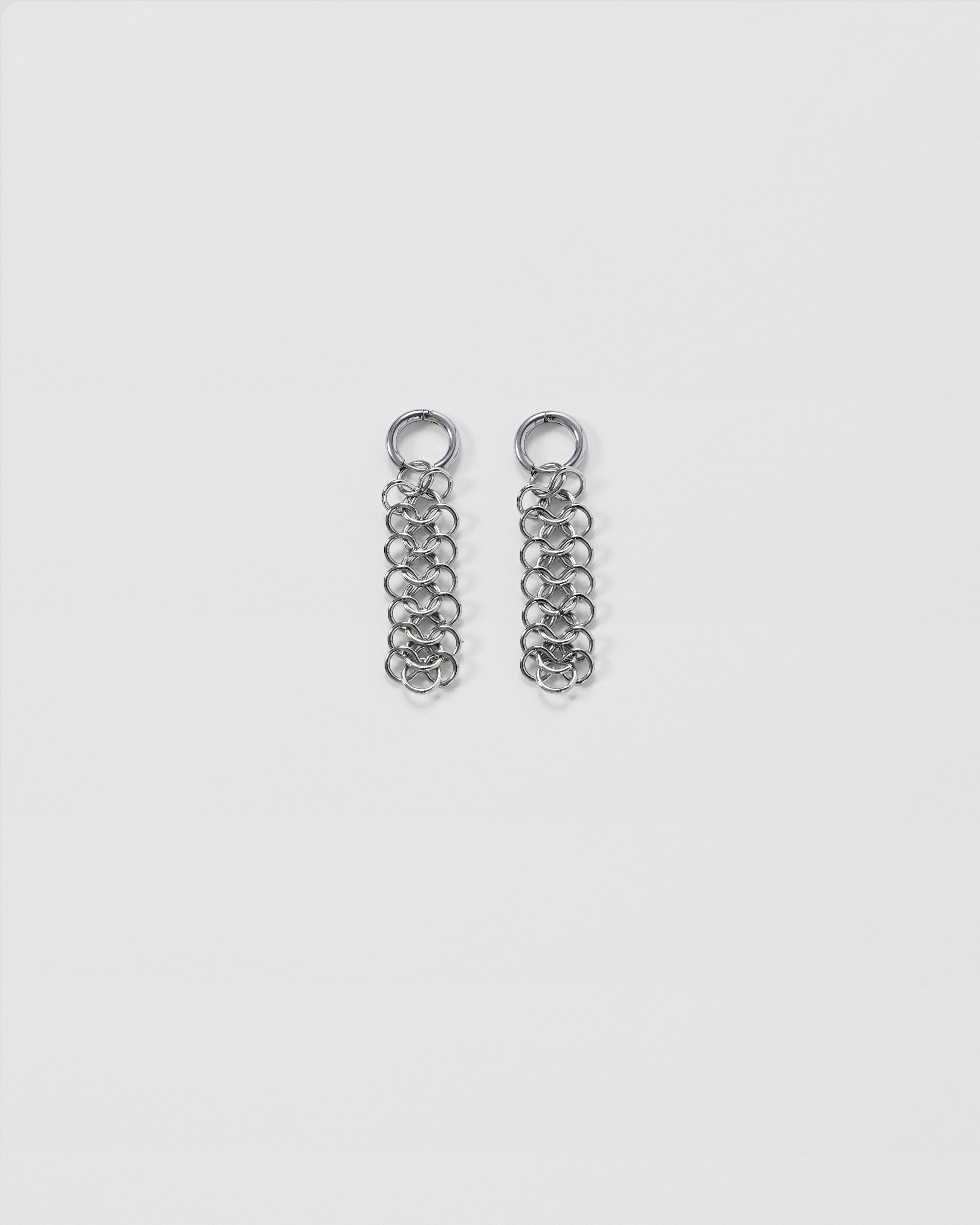 Short Chainmail Earrings