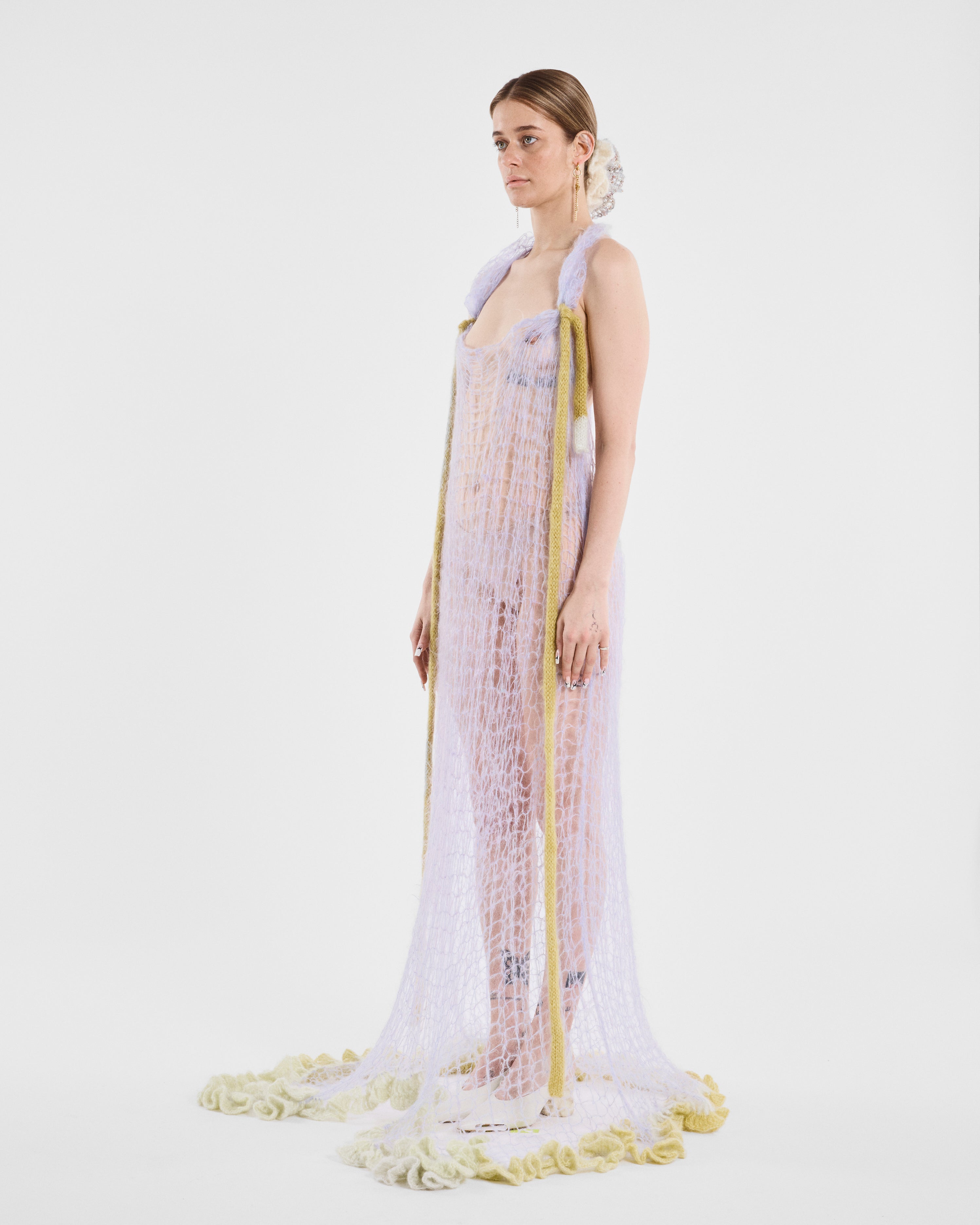 Mesh Lace Gown
