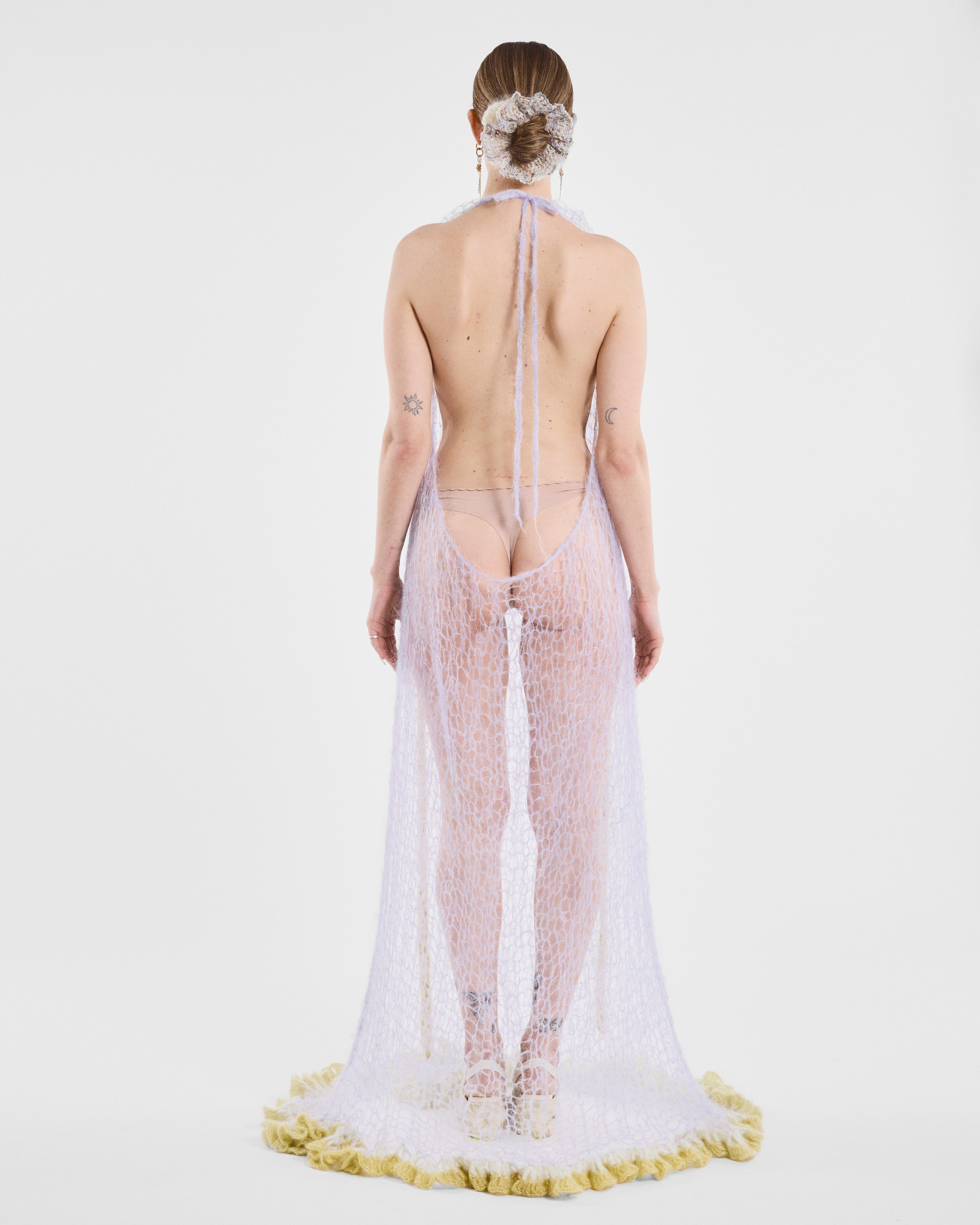 Mesh Lace Gown