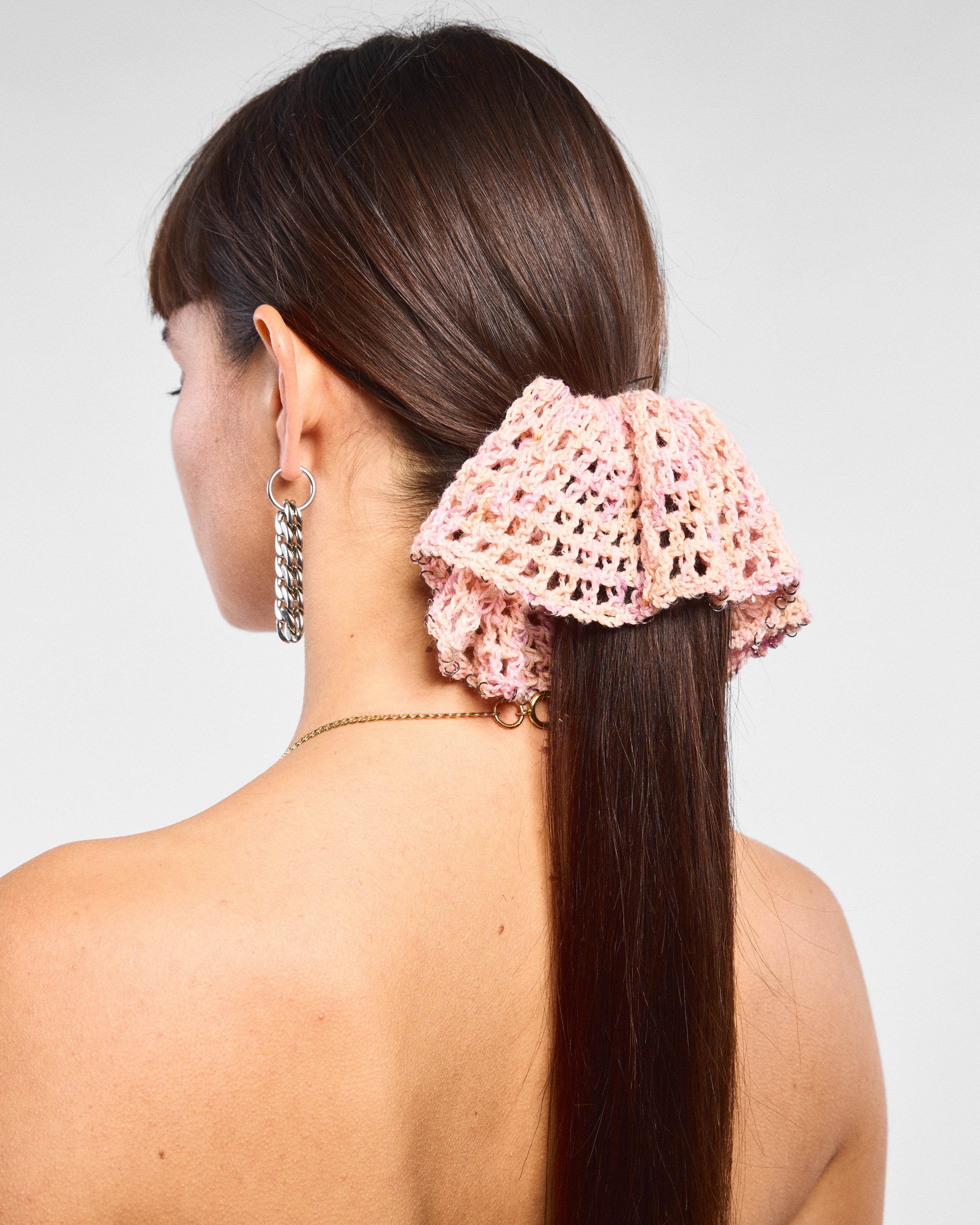 Double Curb Chain Earrings
