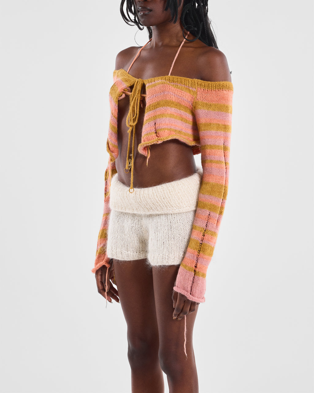 Striped Knit Cardigan