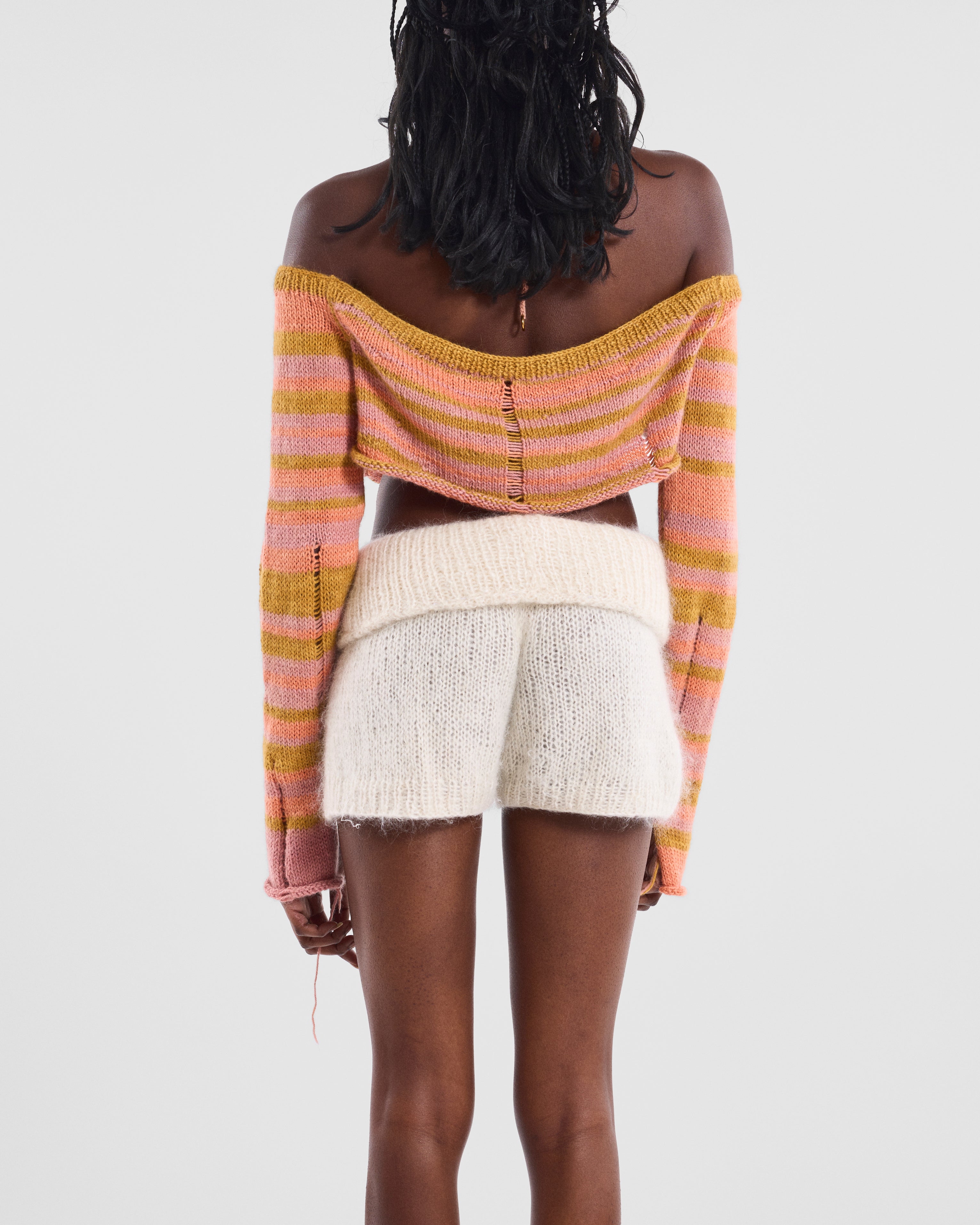 Striped Knit Cardigan