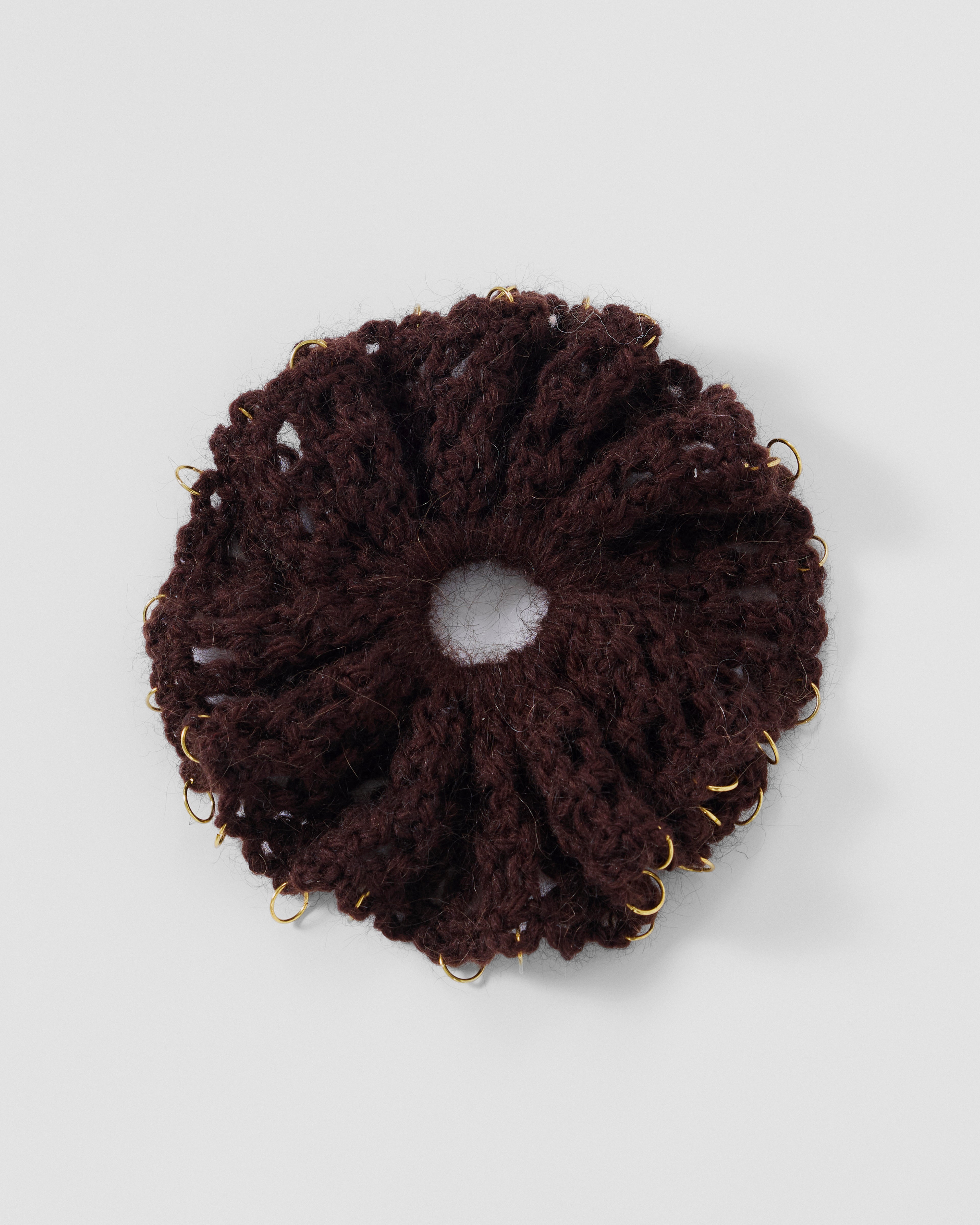 Pierced Brushed Scrunchie - M