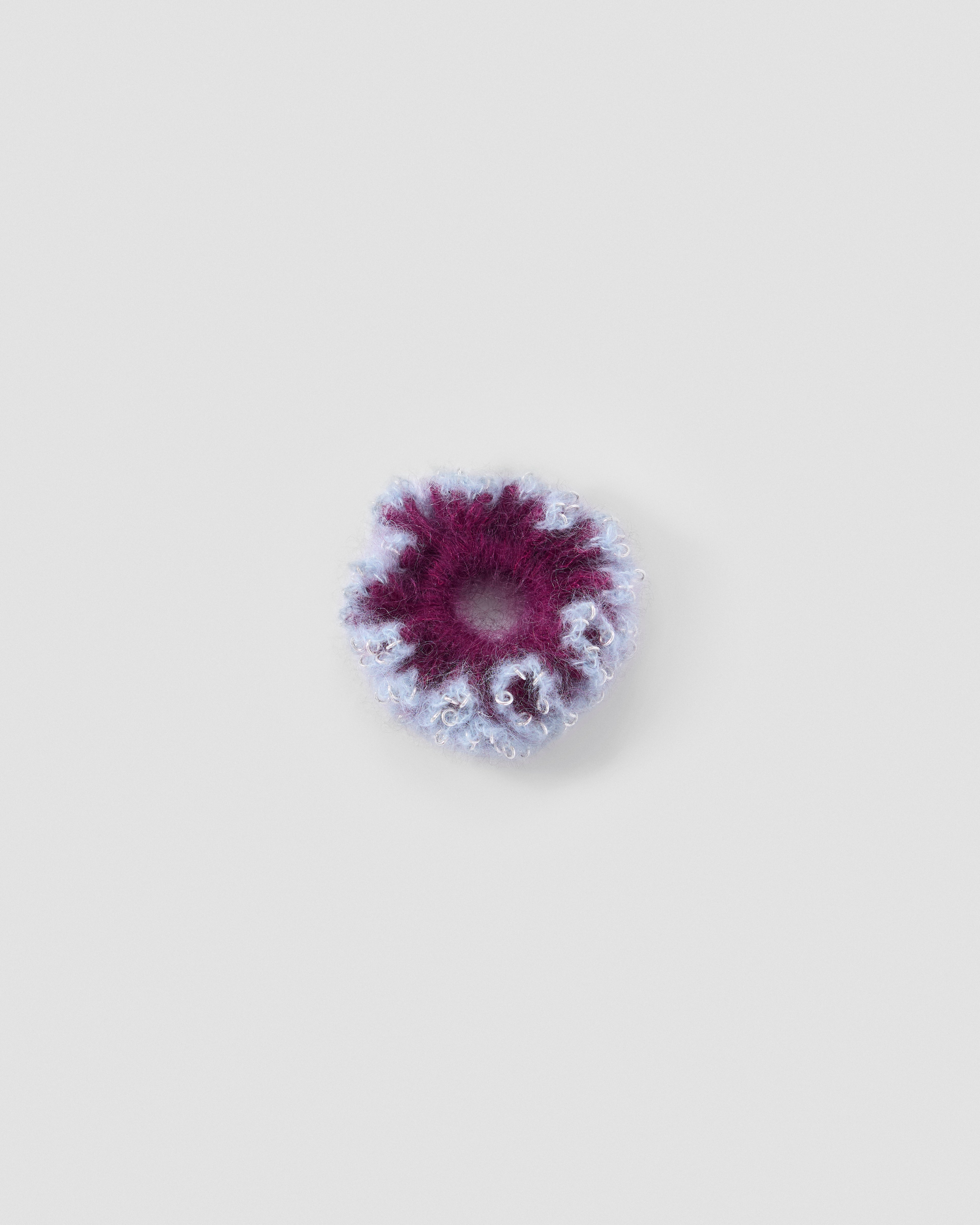 Fluffy Pierced Scrunchie - XS