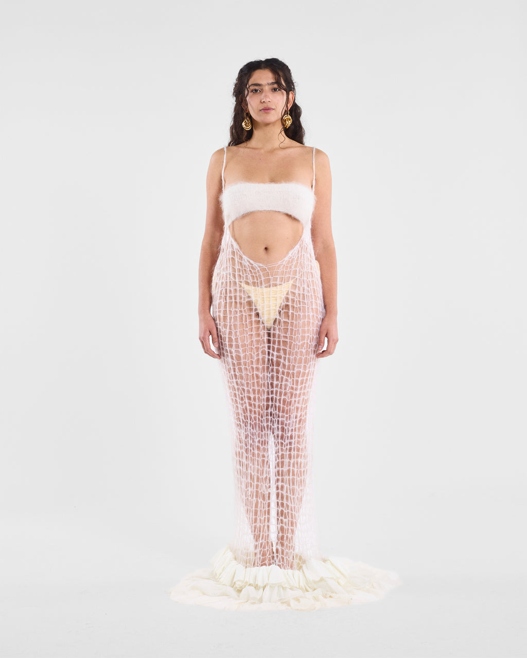 Mesh Lace Gown