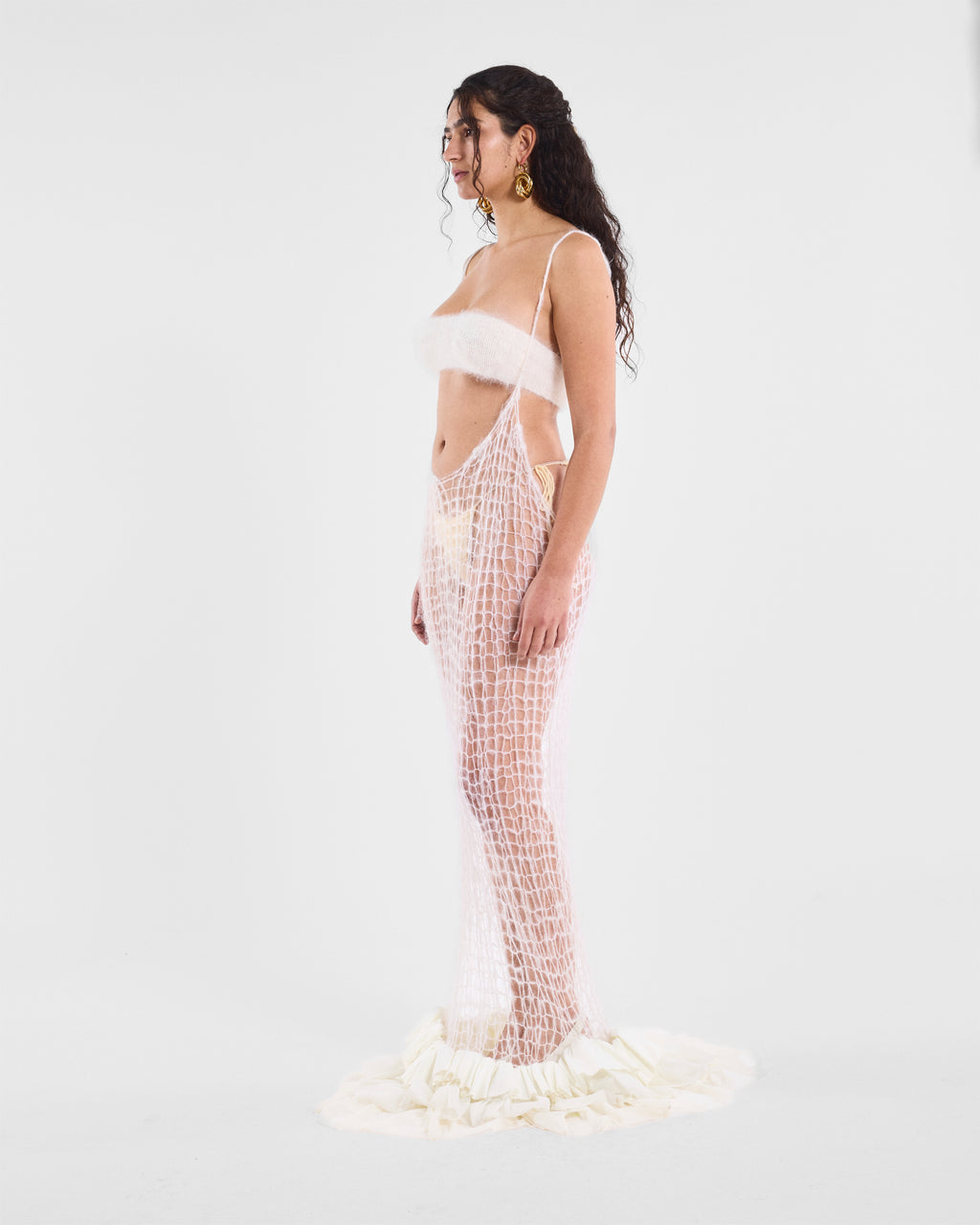 Mesh Lace Gown