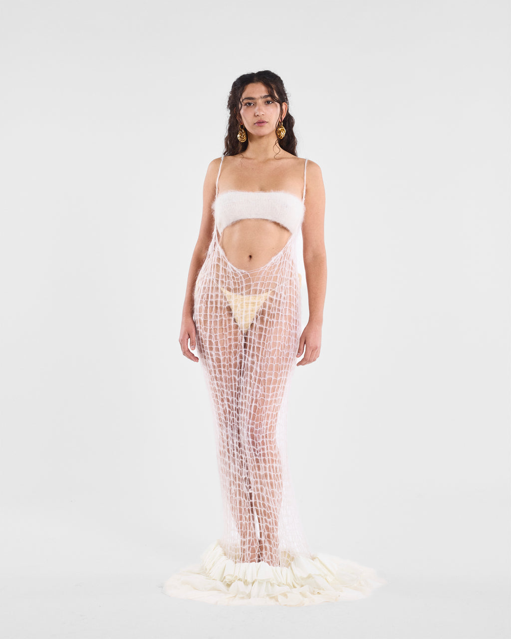 Mesh Lace Gown