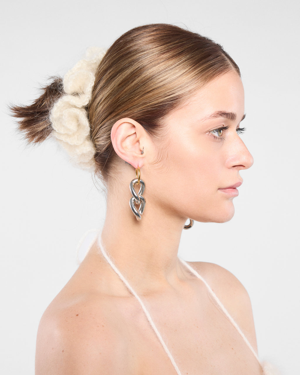 Asymmetric Chunky Chain Earrings